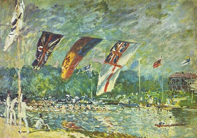 Alfred Sisley Regatta in Molesey China oil painting art